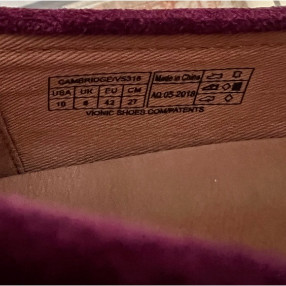 Vionic Suede Sunny Cambridge Kilte Slip-on On Loafers 10 - Picture 6 of 7